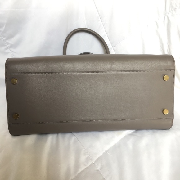 YSL Large Bo Monogram Satchel (Grey) - Picture 7 of 8